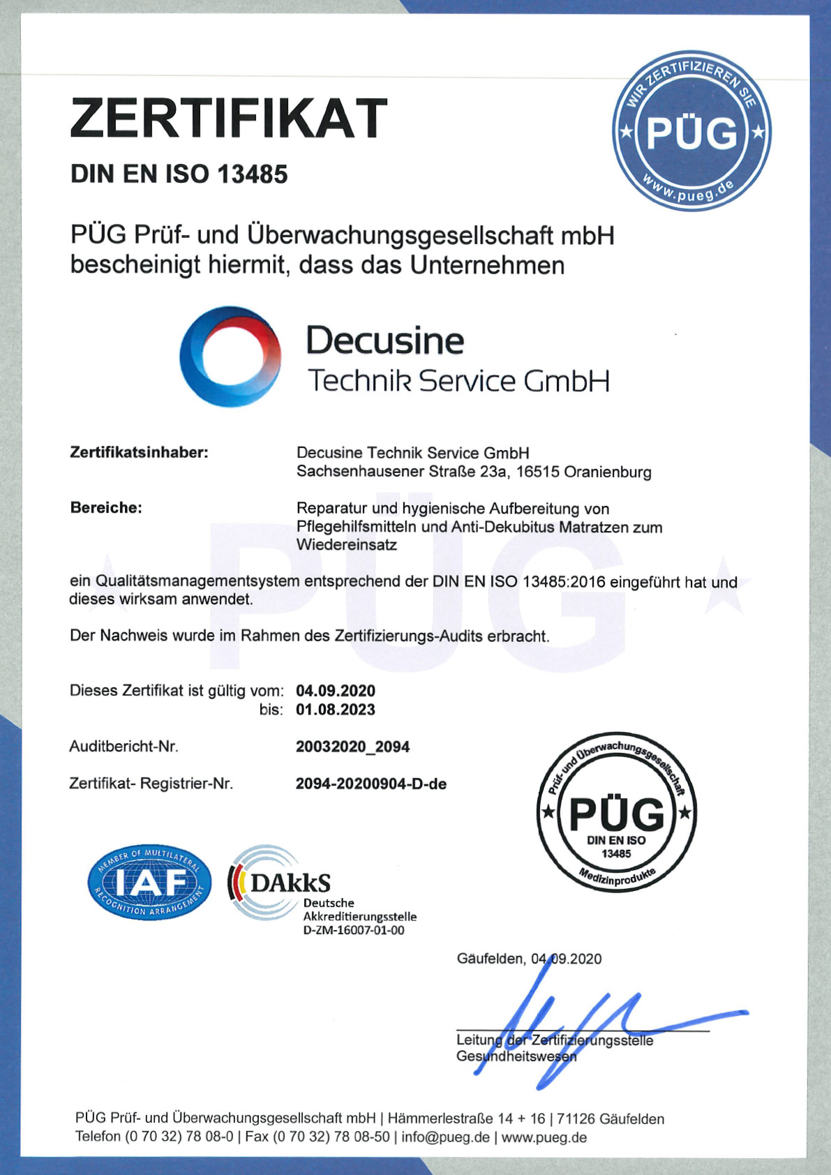 Zertifikat-PUEG-2023 PÜG Zertifikat